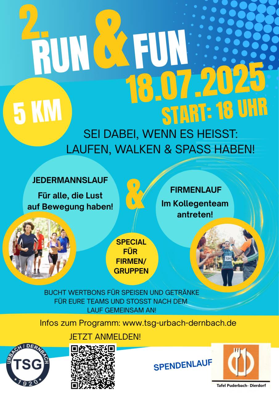run and fun plakat 2025