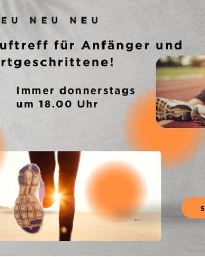 Lauftreff für Anfänger und Fortgeschrittene!